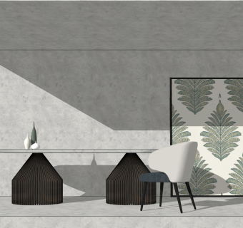 精品客厅设计家具模型 (88)